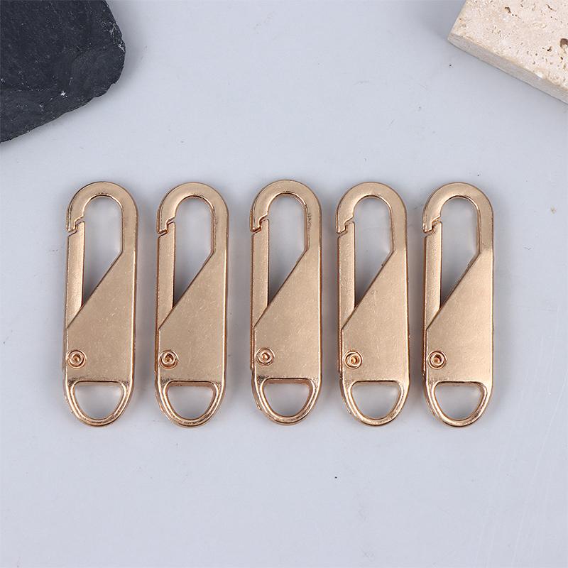 5/10/20Pcs Replacement Zipper Pulls Cord Extender/Zip Metal Pull For Backpacks Jackets Luggage Purses Handbags