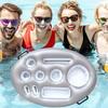 Inflatable Drinks Holder Drinks Cooler Tray Drinks Tray Floats for Pools Hot Tub Pool Beer PVC Floating Cup Holder Drinks Holder
