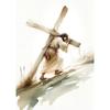 Jesus Sketch Canvas Posters Christian Bible Verse Shepherd Faith Prints Painting Decor Wall Art Poster Living Room Bedroom Decor
