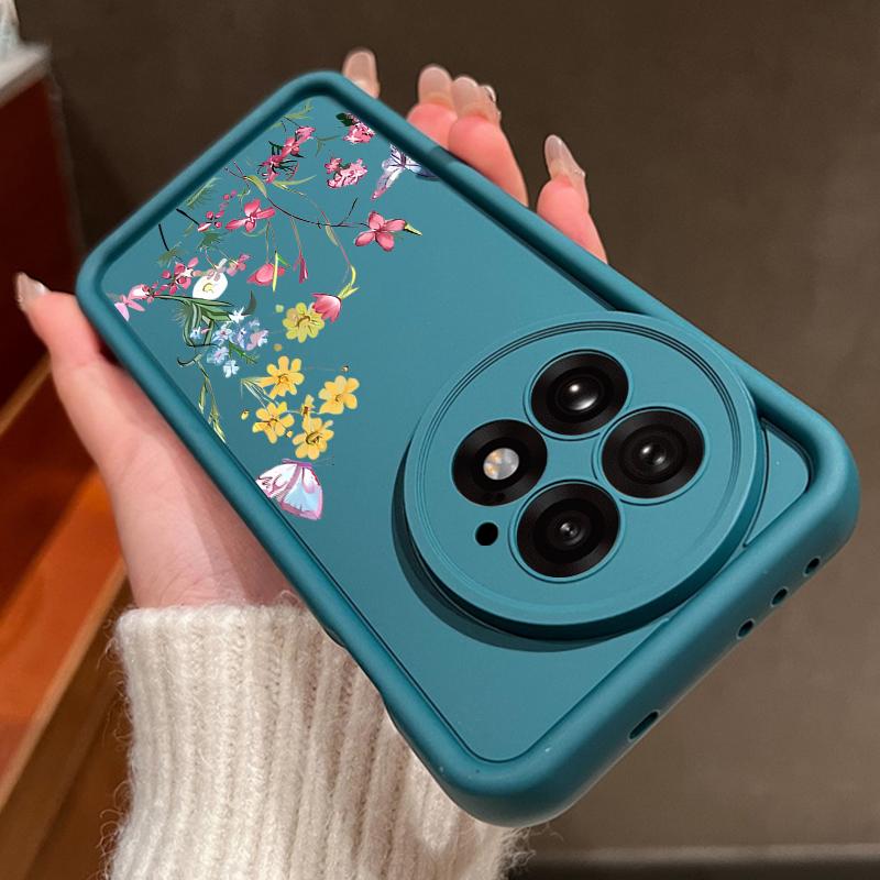Colorful Small Flower Pattern Phone Case For OnePlus 13 13T 12 13R 12R 11R 5G Soft Silicone TPU Back Cover For OnePlus Ace 5 3 2