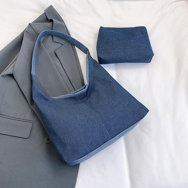 Stilvolle Umhängetaschen für Damen Trendige Canvas-Tragetasche Große Kapazität Modisch und Vielseitig Tasche für den täglichen Gebrauch Einfaches Design