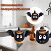 Halloween Decoration -  On Pumpkin  -  On The Pumpkin Body  - Halloween Resin Decoration For Tabletop, 5.12 Inches, Resin  Pumpkin
