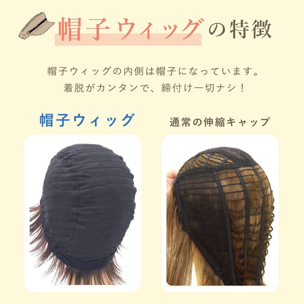 PRISILA Hat Full Medical Fashion Small Medical Heat Resistant BO-03 Wig, Wig, Wig, Wig, Long, Face, Women's, Wig, (Chocolate Black)