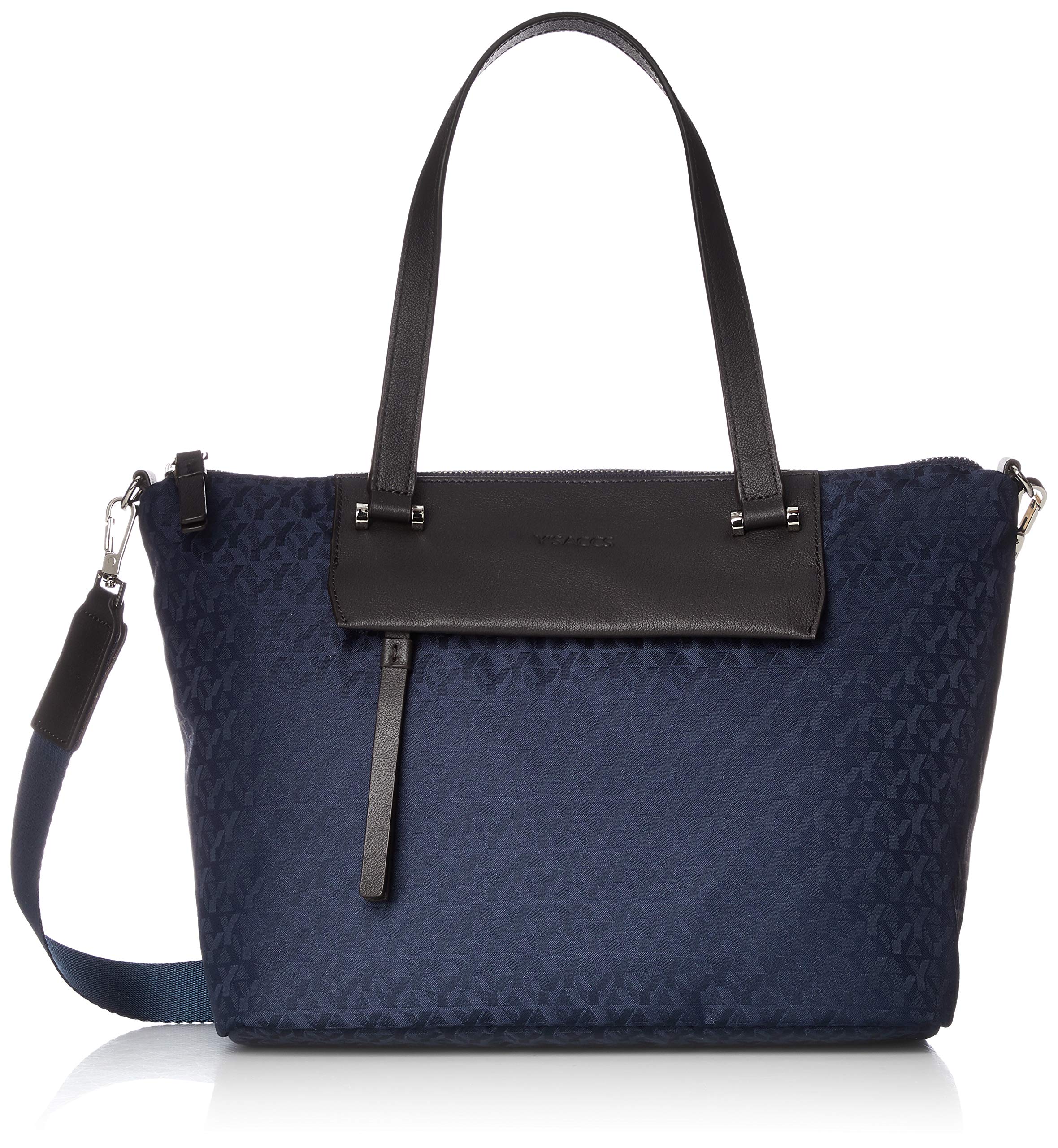 

НОВАЯ Монограмма S Темно-синий x Шоколадный [Isaac] Сумка-тоут 2-в-1, размер, Y01-06-02,