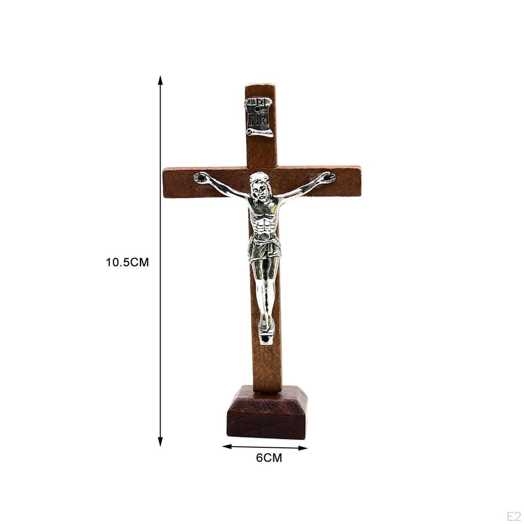 Crucifix Jesus Sculpture for Desktop or Hanging Decoration