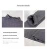 Women's Slimming No-Choke Half-High Neck Base Layer Knit Sweater for Autumn & Winter
