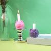 Gypsum Candlestick Silicone Mold Lovely Pig Candle Base Mould Animal Shape Candle Holder Mold Home Decoration Mould