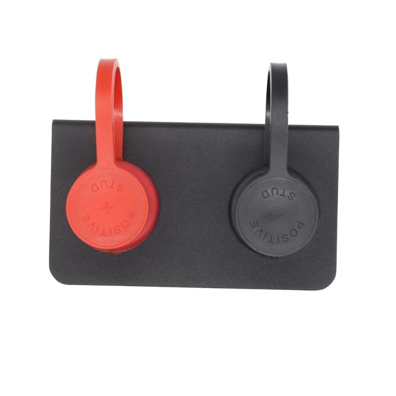 Battery Jump Post Starter for Lawn Mowers ATV Boats High Voltage Battery Jump Post Set with Mounting Bracket & Cover