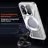 För Xiaomi 15T Pro Magnetiskt Fodral Ihåligt Värmeavledande Silikon + PC + Metall Bumper Telefonfodral