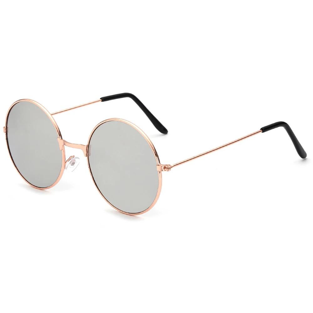 Vintage Round Sunglasses for Women Men UV400 Protection Retro Mirror Glasses Fashion Sun Eyewear EE07