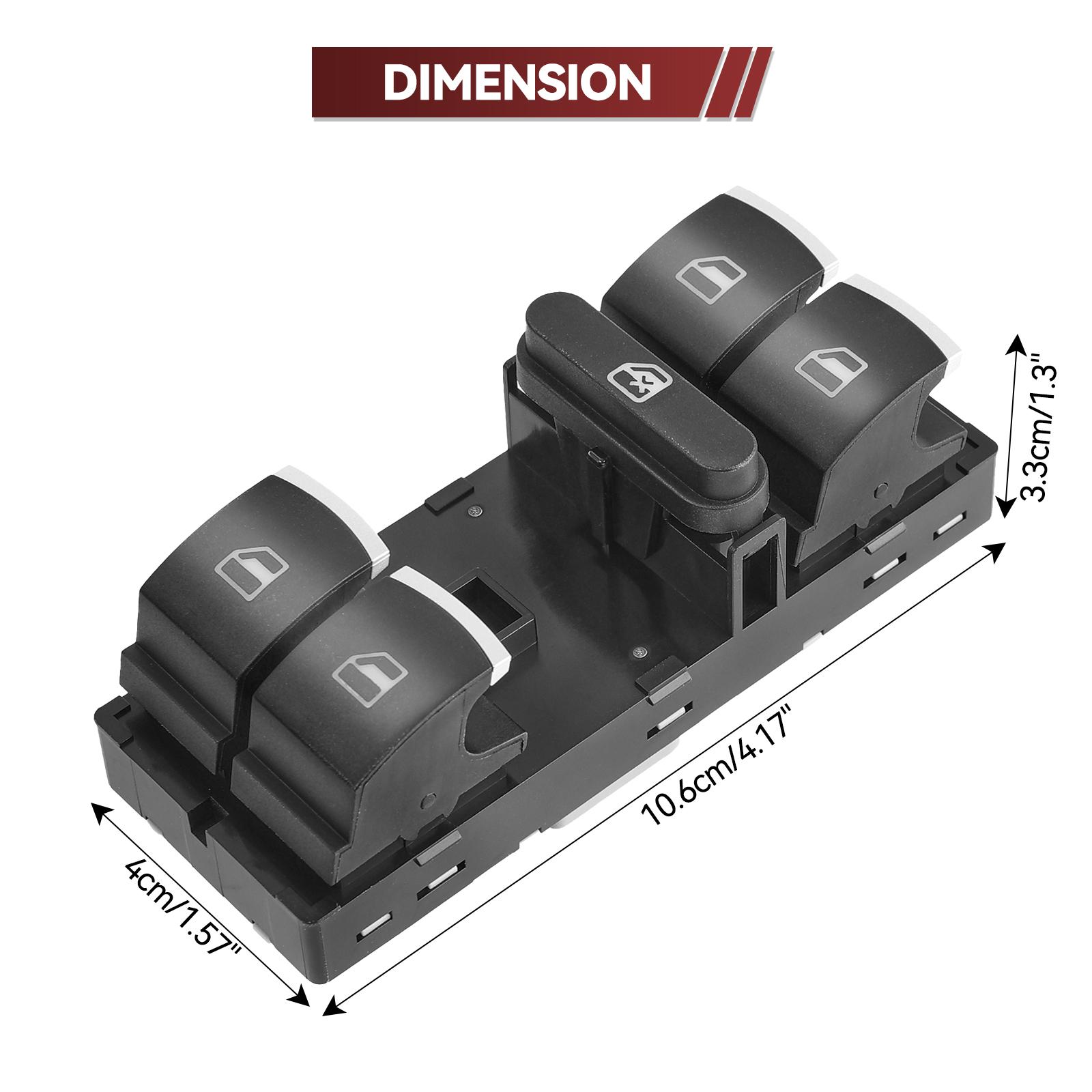 Автомобильная электрическая кнопка переключения главного окна для VW Jetta Golf MK5 MK6 — фото 7