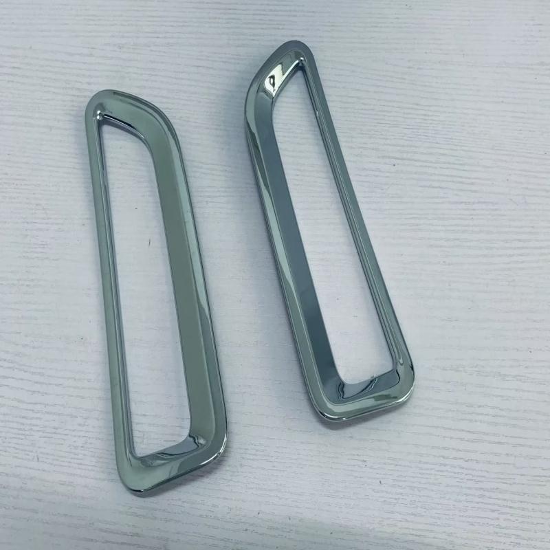 For Nissan SERENA C28  2024 ABS Chrome Front Rear Fog Lights Cover Fog Lamp Strip Decoration Cover Exterior Accessories