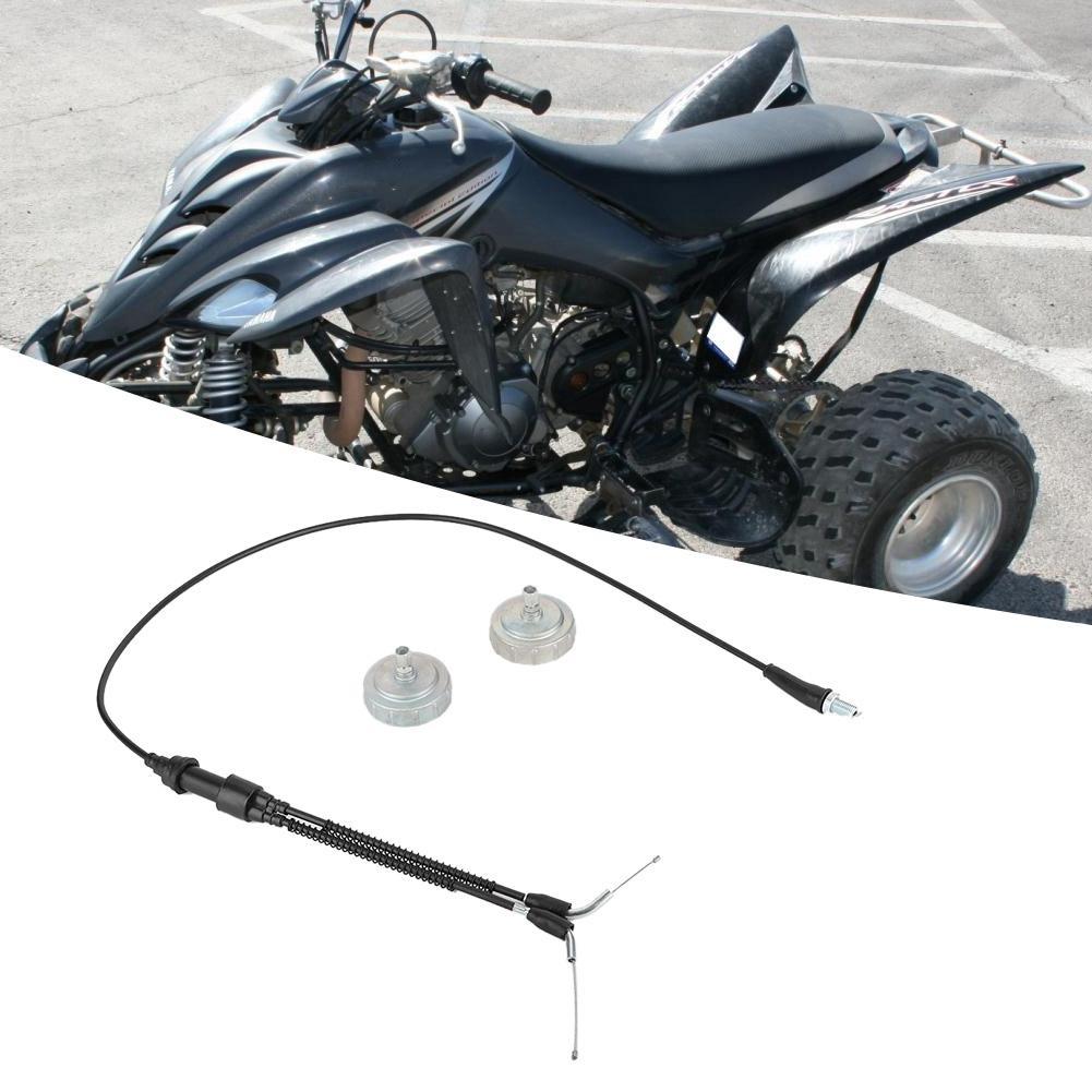 Throttle Cable with Carburetor Cover Kit Replacement Fit for Yamaha Banshee 350 YFZ350 87 06