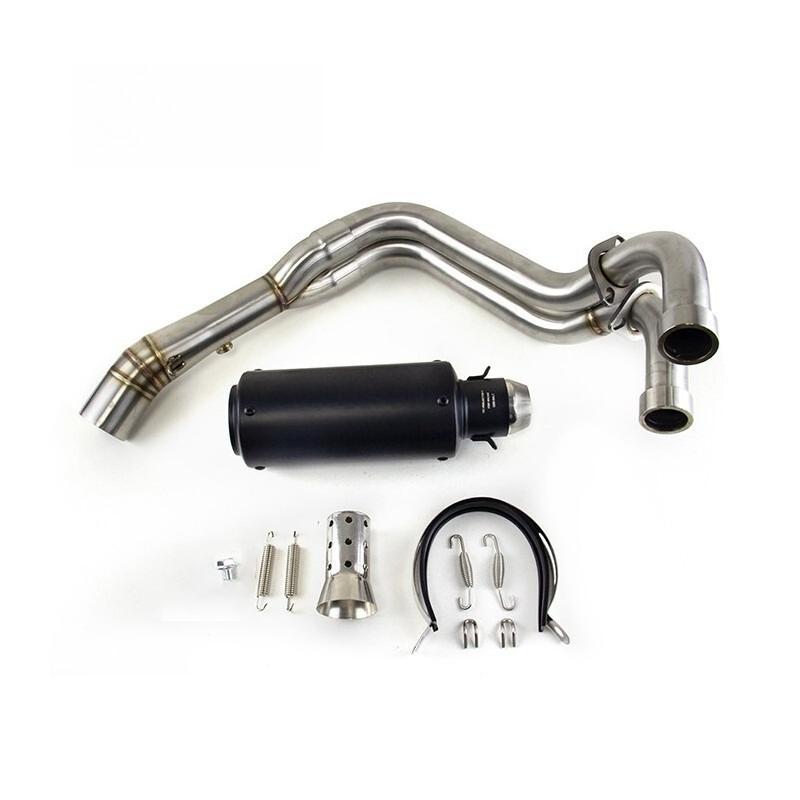 Exhausts Pipes For Yamaha MT-07 YZF R7 2021-2025 Whole System Exhaust Header Pipe Muffler Tips Exhaust Systems