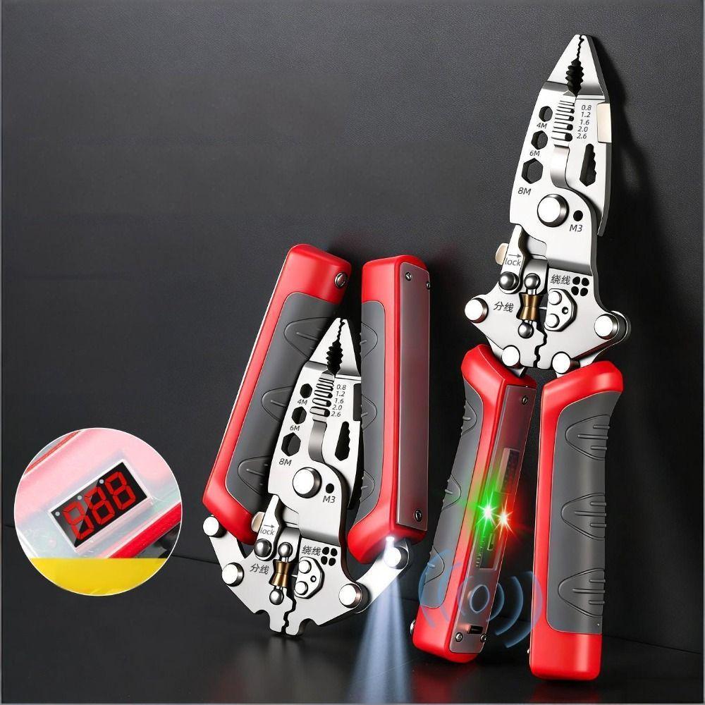 Multifunctional Crimping Tool Voltage Tester Electrician Pliers Electrician Tool