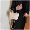Summer Vacation Style Woven Rope Handled Beach Tote Bag Trendy Rattan Basket Shoulder Crossbody Bag