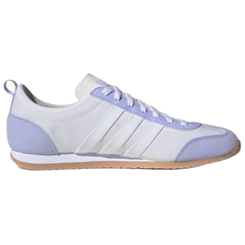 Adidas Vs Jog 2.0 Comfortable Durable Low-Top Lifestyle Casual Shoes Unisex Casual Shoes Purple JR4652