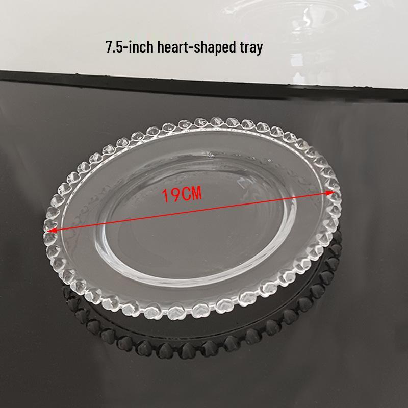 Vielseitiger Acryl- und Glas-Desserttisch-Präsentationsständer für den Innen- und Außenbereich