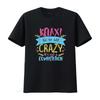 Unisexs Relax We re All Crazy It s Not A Competition Funny Sassy Mad T Shirt Black vintage Washed Unisex designer clothes Soft