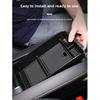For Toyota Highlander XU70 2020~2023 Hybrid Car Center Console ABS Plastic Organizer Tray Armrest Hidden Storage Box Accessories