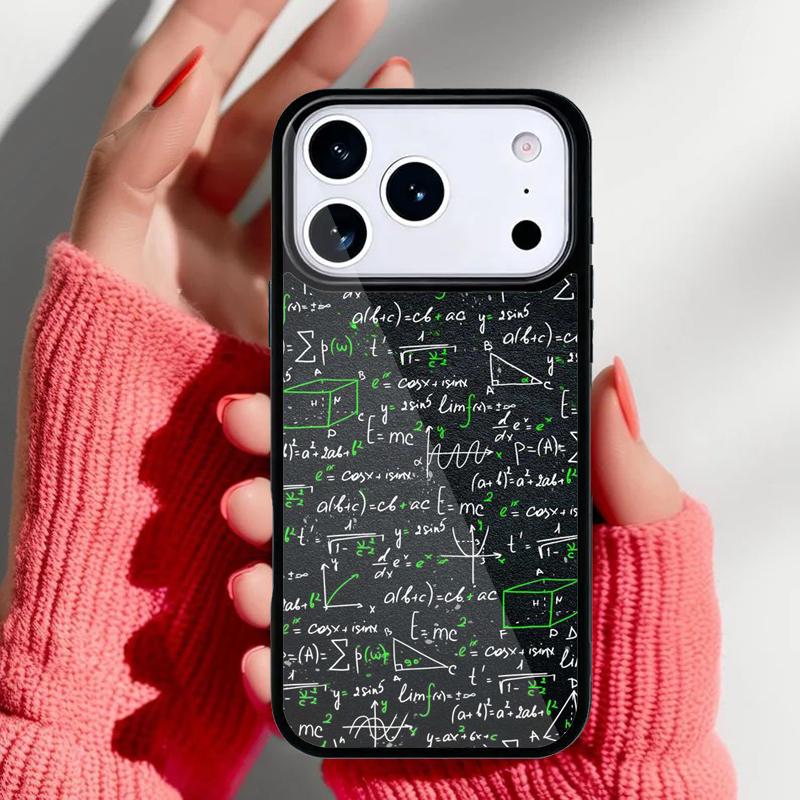 Funny Math Formulas Equations Phone Case for iPhone 17 16 15 14 13 Pro Max Back Cover for 12 11 Pro Coque