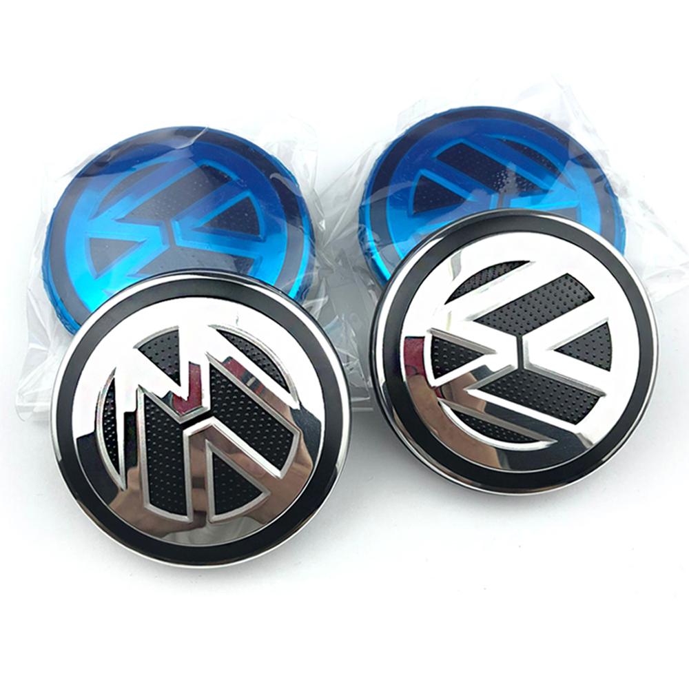 HLSRM1 4pcs 56MM 65MM Car Wheel Center Caps Hubcap Cover for VW Volkswagen Jetta MK5 Golf Passat styling 3B7601171 1J0601171