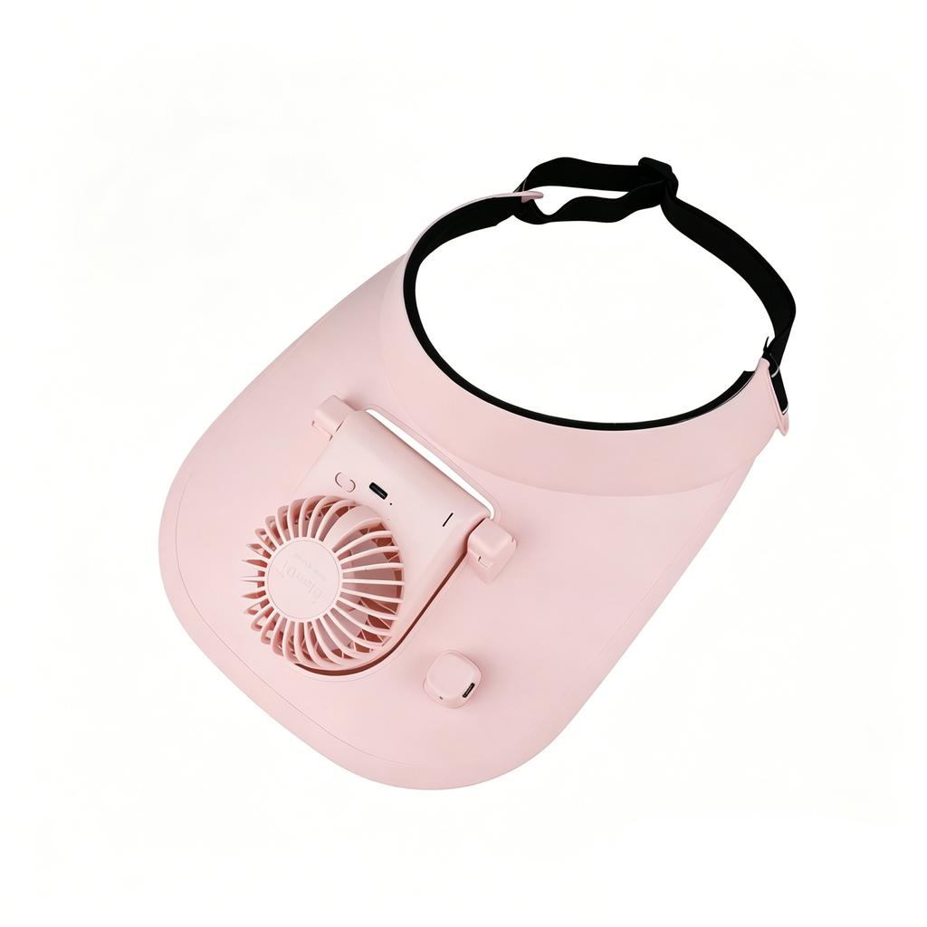 Color USB Charging Sun Hat with Extended - 3- with Fan for