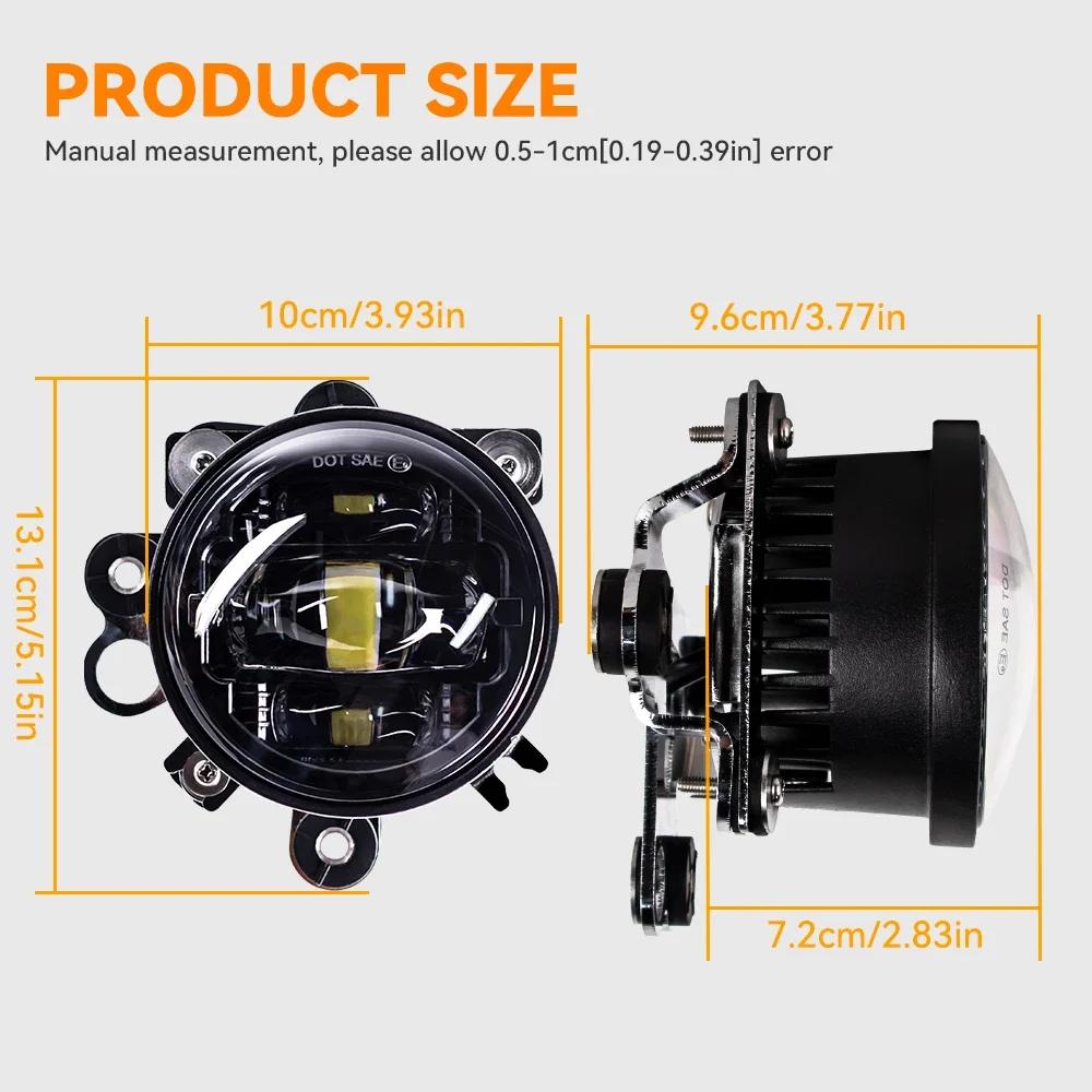 Motorcycle LED Driving Fog Light For Honda Goldwing 1800 GL1800 2006-2010 2012-2017 DOT Moto Headlight LED Driving Fog Light
