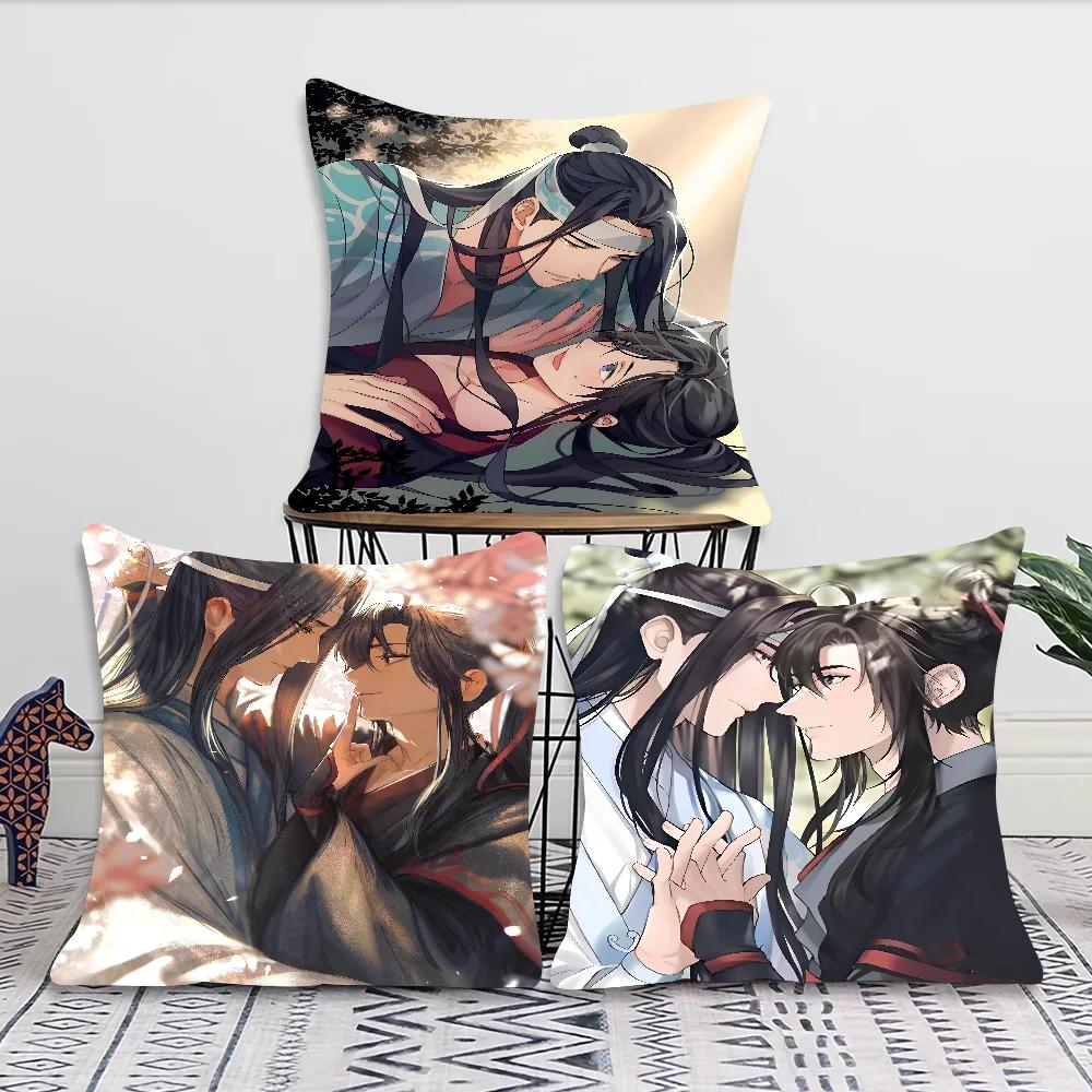 Anime Grandmaster Mo Dao Zu Shi MDZS Pillow Bedroom Sofa Leisure Comfort Cushion Car Living Room Home Decoration