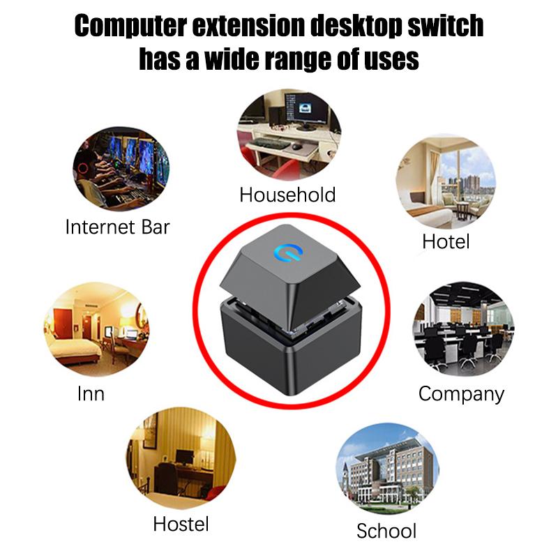 Pc Led Pc Gabinete de Computador Botão Externo Gabinete de Computador Placa-mãe Chave Mecânica Botão Placa-mãe Inicialização Externa Energia