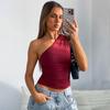 Women S Sexy Off Shoulder Ruched Tight Camisole Top Wearable Inner Outer