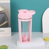 Water bottle100ml plastic double-layer milkshake cup protein powder cup fitness mixing cup leak-proof design sports shaking cup