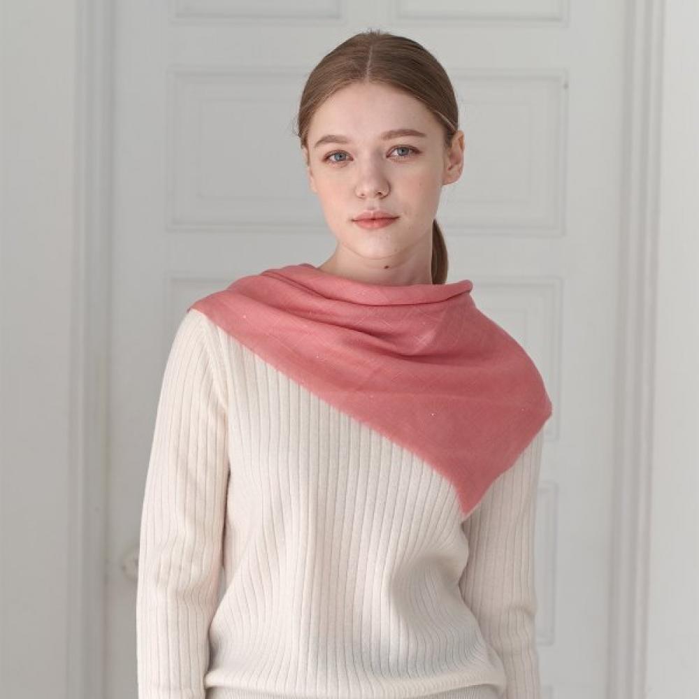 Dal Cashmere Air Cashmere 100 Scarf Shine Rich Pink