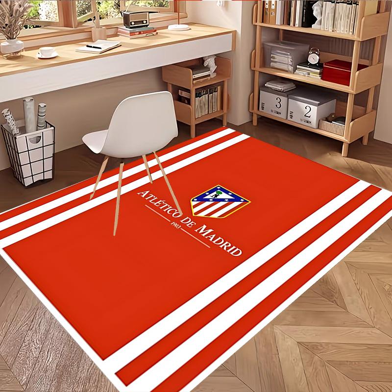 Football Club Print Rug, Washable Floor Carpet, For Entryway Dorm Laundry Room Office Study, Home Decor Birthday Christmas Gift