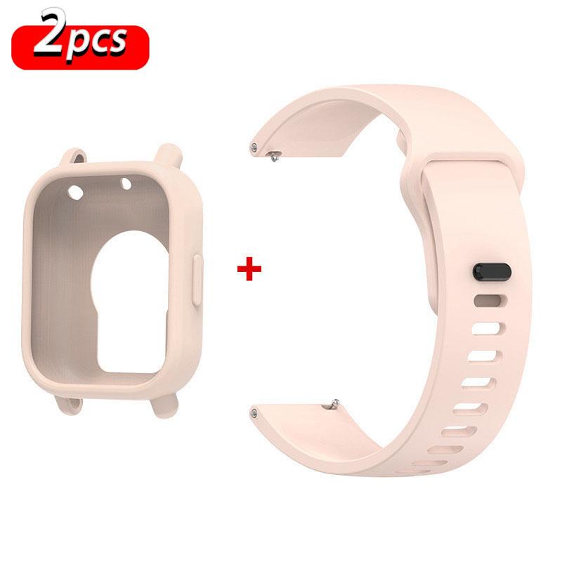 Original Silicone Strap+Case For Xiaomi Redmi Watch 5 Active smartwatch wristband Sport Bracelet correa Redmi watch 5 Lite bands