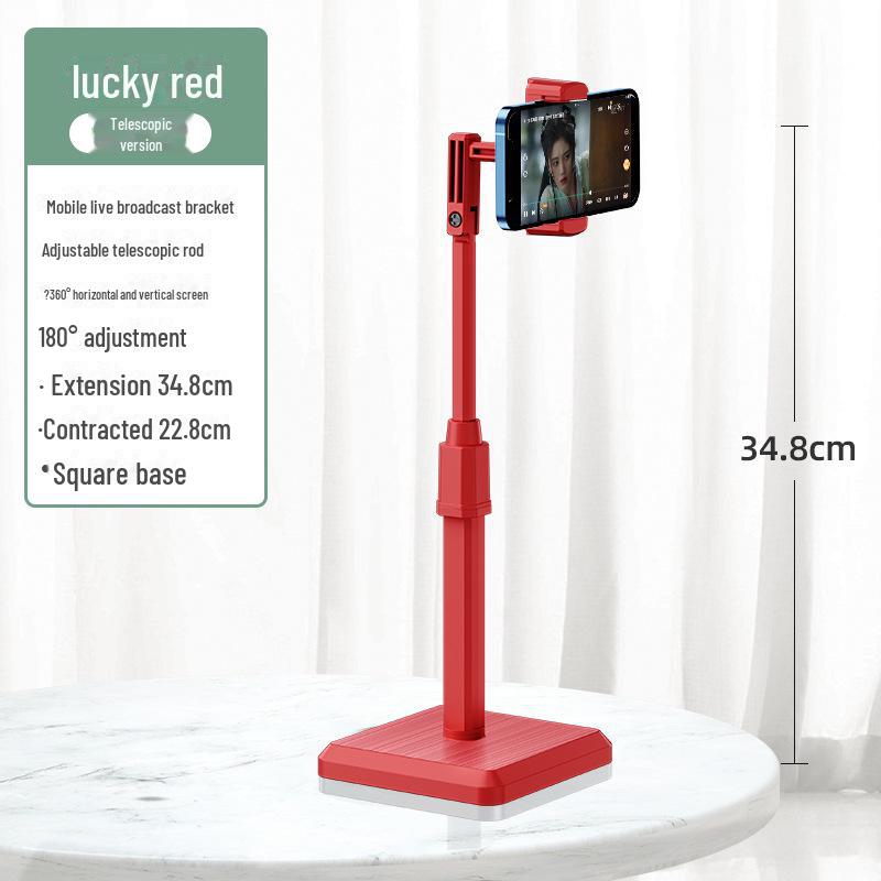Invisible Mobile Phone Stand: Retractable Desktop Holder for Lazy Live Streaming and Online Classes