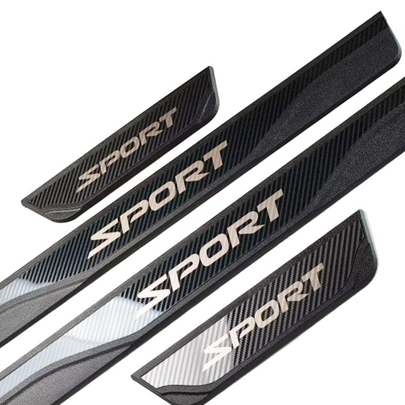 Universal SPORT Plastic Car Door Sill Protective Anti-Step Sticker