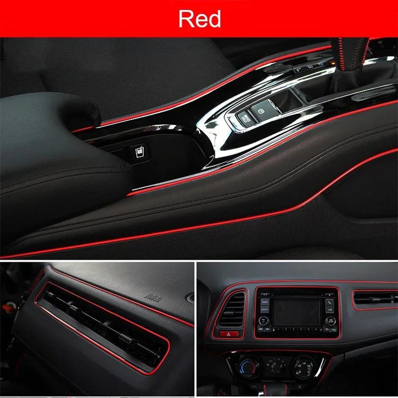 5 Meter Car Moulding Decoration Flexible Strips Interior Auto Moldings Car Cover Trim Dashboard Door Edge Car-styling Universal