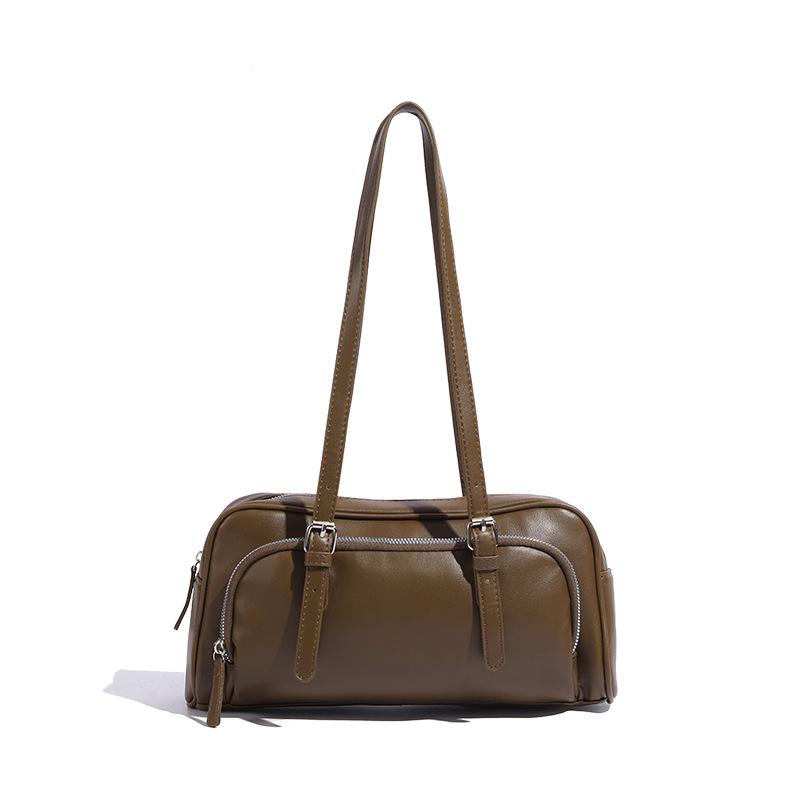 Bags New retro portable bowling bags Commuter high-end shoulder armpit bags
