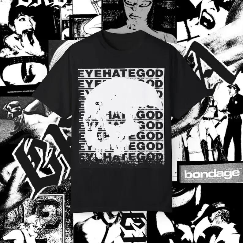 2Sided EYEHATEDOG T Shirt Crust Punk Vintage Sludge Dystopia Grief Corrupted Unisex T-Shirt S
