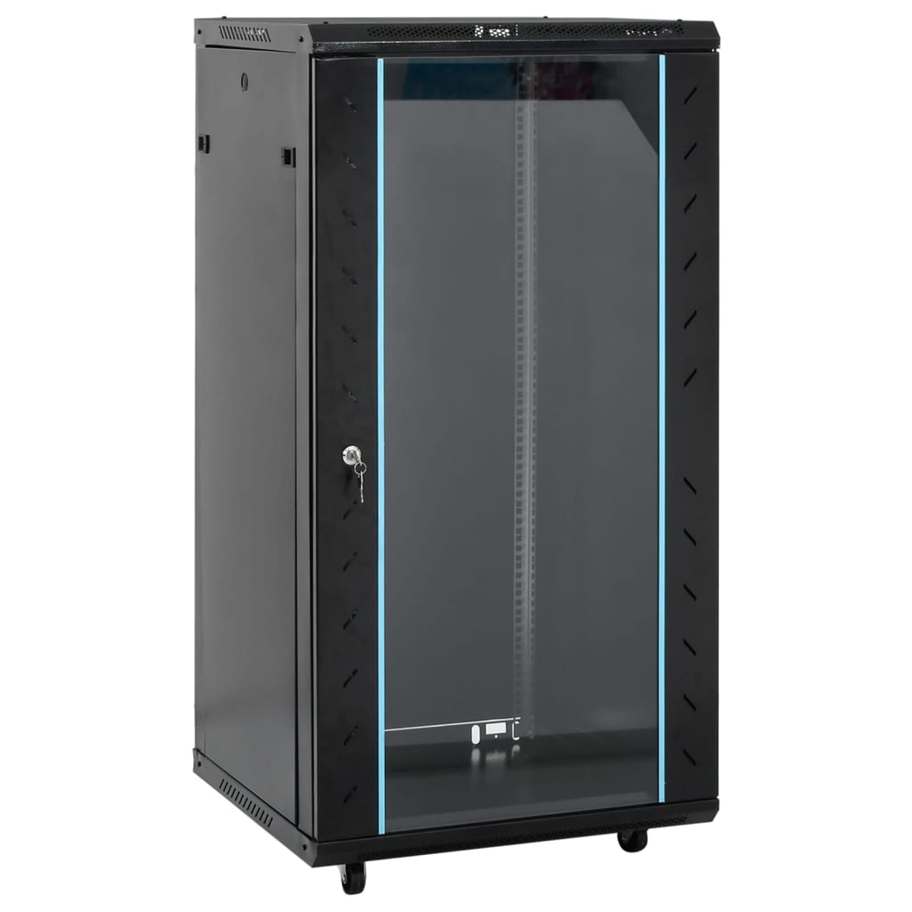 Vidaxl Serverschrank mit Rollen, 22HE, 19", IP20, 60x60x120 cm