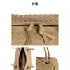Autumn and winter new sheepskin woven bag, high-end light luxury pillow bag, large-capacity portable shoulder tote bag