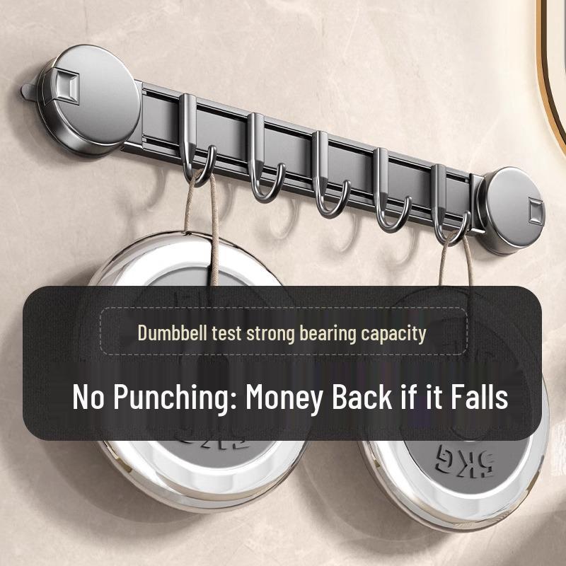 Heavy-Duty Suction Cup Hook: Wall-Mounted, No-Drill Adhesive for Bathroom & Door, Hanging Clothes Solution