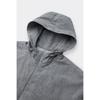 Customellow Hooded Jacket Dark Grey Fabric C9uam26112gyd