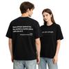 T-shirt d'été en coton 2026 Cher Personne Derrière Moi T-shirt Unisexe Unisexe Harajuku Imprimé Lettres Tu Es Suffisant T-shirt Ample T-shirts