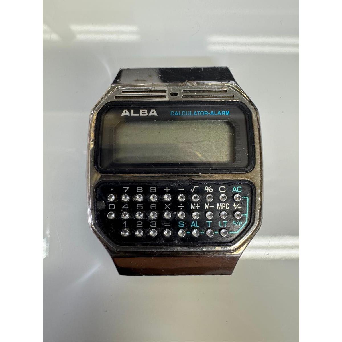 seiko Seiko ALBA Y739-5000 Calculator Alarm Digital Clock