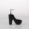 Creative Art Heels Shape Ceramic Soap Dispenser Hotel Press Porcelain Shampoo Bottling Bathroom Soap Dish Storage Lotion Bottle