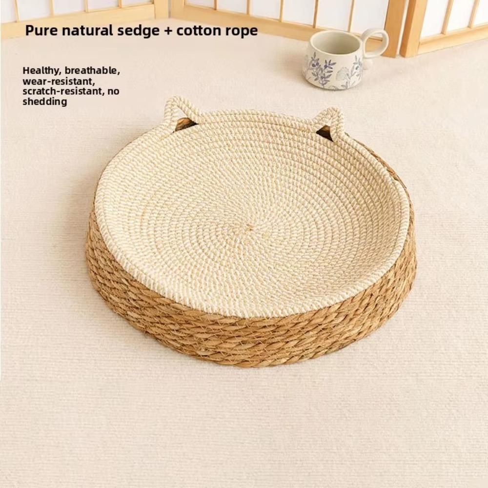 Handmade Vine Woven Cat Nest Large Size Seasonal Warmth Pad  Four Seasons Universal
