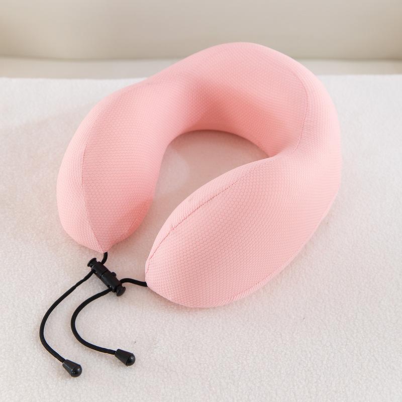 All Seasons Universal Ice Silk Memory Foam U-shaped Pillow Hump Travel Pillow Can Store Travel Neck Pillow U-shaped Pillow Japanese U-shaped Pillow