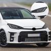 Anti-Scratch High-Gloss Car Headlight Protective Film Smoke Black Pre Cut For  GR Corolla Yaris Auto Vinyl Wrapping Film